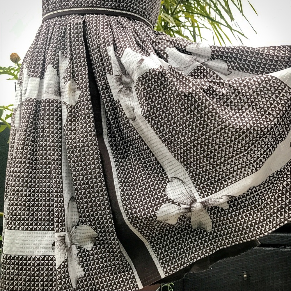 edmé and esyllte bow print dress - Picture 2 of 8